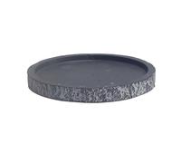 GEK208130 Jardin Soucoupes for Plantes d'intérieur et d'extérieur en Imitation Pierre, bac d'égouttage for Pots de Fleurs en Ciment, for Le Jardinage Domestique Plantes en Pot(Petit)