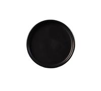 GEK208130 Jardin Soucoupes Rondes for Pots de Fleurs, bac à Fleurs en céramique for Jardin intérieur et extérieur Plantes en Pot(Noir,Grand)