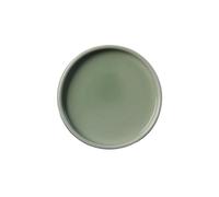 GEK208130 Jardin Soucoupes Rondes for Pots de Fleurs, bac à Fleurs en céramique for Jardin intérieur et extérieur Plantes en Pot(Green,Moyen)