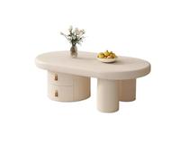 GEK208130 Meuble de Salon Table Basse de Luxe avec tiroir, Design Minimaliste Moderne for Petits Salons, Table d'appoint de canapé Haut de Gamme Minimaliste
