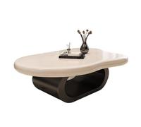 GEK208130 Meuble de Salon Table Basse Minimaliste en Forme de Nuage, Petite Table Moderne et créative for Le Salon et Les Petits espaces Minimaliste(120cm)