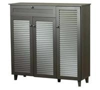 GEK208130 Moderne Armoire à Chaussures de Porte de Maison, Armoire de Rangement de Chaussures en Bois Organisateur