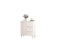 GEK208130 Moderne Armoire à Chaussures en Bois Massif à Panneau Rocheux, Porte de Maison économique, Armoire à Chaussures d'entrée de Grande capacité Organisateur(Petit)