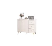 GEK208130 Moderne Armoire à Chaussures en Bois Massif à Panneau Rocheux, Porte de Maison économique, Armoire à Chaussures d'entrée de Grande capacité Organisateur(Moyen)