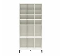 GEK208130 Moderne Armoire à Chaussures exquise, Armoire de Rangement Multi-Chaussures, Blanc, Gain de Place Multifonctionnel Organisateur(Blanc)