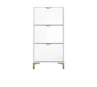 GEK208130 Moderne Armoires à Chaussures Modernes et Simples, Organisateur de Conception, Gain de Place, étagère à Chaussures étanche, Blanc, Meubles de Luxe Szafka Na Buty Organisateur(60x17x118CM)