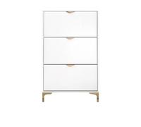 GEK208130 Moderne Armoires à Chaussures Modernes et Simples, Organisateur de Conception, Gain de Place, étagère à Chaussures étanche, Blanc, Meubles de Luxe Szafka Na Buty Organisateur(75x17x118CM)