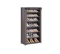 GEK208130 Moderne Dortoir Multicouche de Grande capacité, logement de Location Anti-poussière, avec Armoire à Chaussures, Supports à Chaussures Simples Organisateur(Grigio)