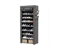 GEK208130 Moderne Étagère à Chaussures Simple, dortoir Multicouche, Grande capacité, Anti-poussière, logement de Location avec Armoire à Chaussures Organisateur(Grigio)