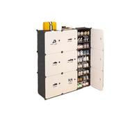 GEK208130 Moderne Étagère à Chaussures Simple Porte ménage Multicouche Anti-poussière boîte de Rangement intérieur Armoire à Chaussures Stockage Organisateur