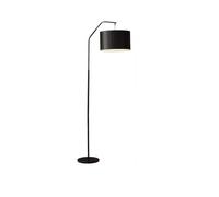 GEK208130 Moderne Lampadaire d'intérieur for chambre à coucher, salon, bureau, lampes rondes noires avec abat-jour, lampadaire à intensité variable, lampadaire créatif Lampe haute