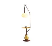GEK208130 Moderne Lampadaire moderne for chambre à coucher et salon avec table, lampe sur pied for table basse for salon, chambre à coucher, chambre d'amis Lampe haute(Blanc)