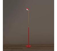 GEK208130 Moderne Lampadaire Salon Lampe de chevet sur pied Lampe de lecture Chambre Canapé Lumière ambiante et lampe d'ombre (à l'exclusion de la source de lumière) Lampe haute(Red)