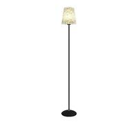 GEK208130 Moderne Lampe de chevet rétro en tissu floral décoratif simple for salon, chambre à coucher Lampe haute
