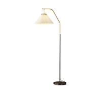 GEK208130 Moderne Lampe de table verticale for salon, lampadaire de chambre à coucher, base en fer, lumière changeante à trois couleurs avec abat-jour blanc Lampe haute