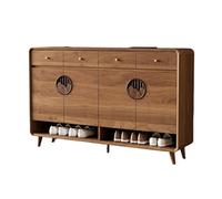 GEK208130 Moderne Meuble à Chaussures autoportant de 140 cm, Meuble de Rangement à 5 Niveaux for entrée, Meuble de Salon Organisateur