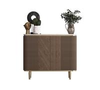 GEK208130 Moderne Meuble à Chaussures en Bois à Double Porte et 4 étagères, 120 cm, for entrée, Couloir, Salon, Meuble de Rangement à Chaussures, Marron Organisateur