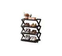 GEK208130 Moderne Petite Armoire à Chaussures Pliable for dortoir, Installation Gratuite, étagère à Chaussures, Porte Simple, Rangement Domestique, piété Organisateur(Moyen)