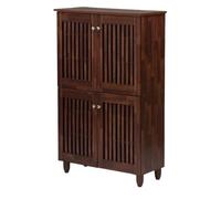 GEK208130 Moderne Utilisation Intelligente de l'espace Armoire à Chaussures Armoire de Rangement for Chaussures d'entrée à 4 Portes Organisateur