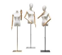 GEK208130 Portique Vetement Ensemble de 3 pièces d'accessoires modèle, vitrines vêtements et Supports for magasins Chambre(Moyen)