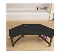 GEK208130 Simple Ancrage de Table Mobile en Direct avec des Produits spéciaux Table de Bureau for PC Table de Jeu Table d'affichage de Luxe Table de Travail Écriture(Noir,140x76x74cm)