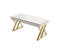 GEK208130 Simple Rock Board Desk Chambre à coucher Petite maison Simple Table pour PC Combinaison Home Office Bureau Table pour PC simple et moderne Écrire (50 x 80 x 75 cm)