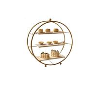 GEK208130 Table de desserts Présentoir à gâteaux, présentoir desserts de mariage doré, plateau goûter en métal, multifonctionnel Présentoir à cupcakes