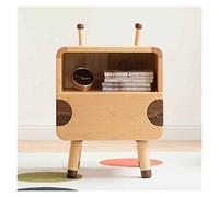 GEK208130 Table De Nuit Table de Chevet en Bois, Petite Armoire de Rangement de Chevet, Mini Armoire de Rangement for Petits Enfants Chambre à Coucher