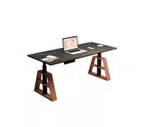 GEK208130 Table élévatrice électrique simple - Table de jeu intelligente - Établi en bois massif - Bureau d'étude - Utilisation à domicile - 160 x 60 x 60-125 cm