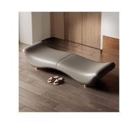 GEK208130 Tabouret moderne minimaliste italien pour tête de lit, tabouret de chambre, tabouret pour l'avant de lit, banc pour chaussures, banc pour canapé, magasin de vêtements décoratif (gris, moyen)