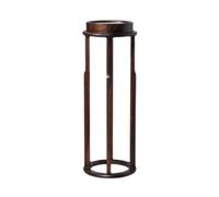 GEK208130 Vase Pied de piédestal Nouveau présentoir à bonsaï en marbre Chinois et ébène for Salon intérieur Décoration de la Maison(Grand)