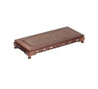 GEK208130 Vase Pied de piédestal Présentoir rectangulaire en Bois, Base for théière, Vase et bonsaï, for la décoration de la Maison ou du Bureau Décoration de la Maison(Moyen)