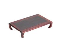 GEK208130 Vase Pied de piédestal Présentoir rectangulaire en séquoia de 24,9 cm, Base for théière, Vase et bonsaï, for la décoration de la Maison ou du Bureau Décoration de la Maison