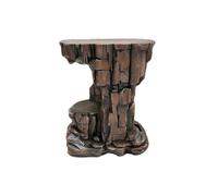 GEK208130 Vase Pied de piédestal Support de Plantes décoratif for la Maison, Imitation Roches, Salon, Balcon, Jardin Décoration de la Maison