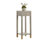 GEK208130 Vase Pied de piédestal Support for Plantes décoratif de Luxe Moderne et léger, avec tiroir et Base en Bois Double Décoration de la Maison(Petit)