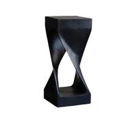 GEK208130 Vase Pied de piédestal Table d'appoint en Bois Massif de Style Art Moderne et créatif avec piquets Noirs et Support for bonsaï Décoration de la Maison(Petit)