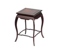 GEK208130 Vase Pied de piédestal Tabouret carré à Pieds courbés, Sculpture de vases et de Plantes, Base en Palissandre Décoration de la Maison(Grand)