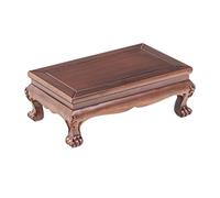 GEK208130 Vase Pied de piédestal Tabouret rectangulaire for Plantes, Support de Sculpture en Palissandre for bonsaï, décoration de Bureau ou de Maison Décoration de la Maison(Petit)