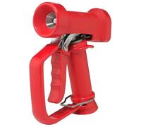 GEKA 23.1881.9 Pistolet de Nettoyage Professionnel à Eau Chaude (Rouge, Max. 24 Bar, Max. 95°, réglable en continu, Filetage G1/2, Gaine EPDM, Nettoyage, Jet d'eau Chaude, Industrie, Commercial)