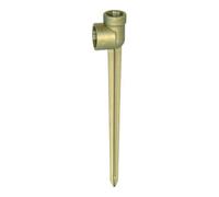 Geka 607034 Piquet pour Arroseur avec Filetage Femelle G 1/2" x G 3/4", Or, 18 x 8 x 13 cm
