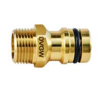 GEKA GEKA plus Prise d'appareil, système de connexion, KTW, laiton, Mâle G1/2" Bl Quantité:5