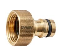 GEKA GEKA plus-Raccord à robinet, système de connexion, KTW, laiton, FI G3/4" bleu Quantité:5