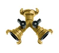 GEKA GEKA Robinet à deux voies MS avec valve K, raccord et raccord, SB Quantité:5