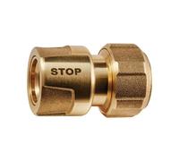 GEKA Raccord d'arrêt d'eau plus KTW laiton taille du tuyau 13 mm