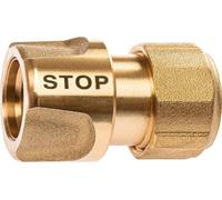 Geka SchiVo Vertrieb 841 KSB Raccord avec Water-stopp 1/5,1 cm 13 mm, Doré, 18 x 8 x 13 cm