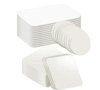 Gekamoyue 30 Pièces Adhesif Double Face Extra Fort, Puissant Ruban Mousse, 10 Pièces Carrés, 10 Pièces Ronds et 10 Pièces Rectangulaires, Adhésif de Montage pour Sur le Sol, Portes, Plastiques, Verres