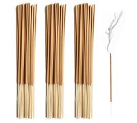 Gekamoyue Bâtonnets d'encens, 150pcs Bois de Santal Encens Naturel sans, 25 Pcs x 6 Pack,150 Pcs Total