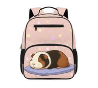 Gekhuqory Cartable d'école Capybaras pour garçons, Motif cochon d'Inde endormi, Mini, Classique