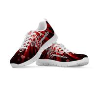 Gekhuqory Chaussures de course pour femmes, danseuses, baskets tendance pour femme, adolescente, sport, gym, chaussures de marche décontractées, Born to Do Gymnastics, 43 EU