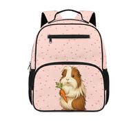 Gekhuqory Sac à dos pour enfant en bas âge chat pour la maternelle, Imprimé carotte cochon d'Inde, Mini, Classique